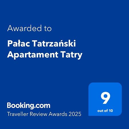 Palac Tatrzanski Apartament Tatry Bukowina Tatrzańska Exterior foto